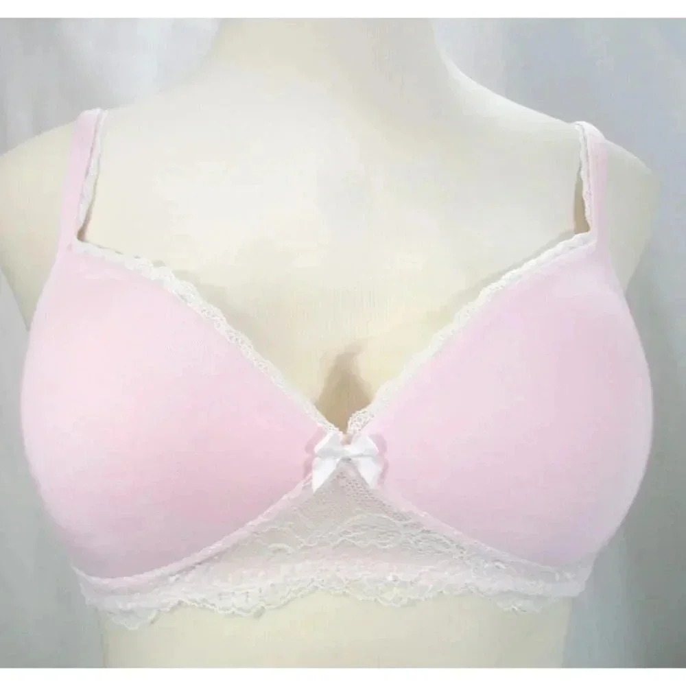 32D Marie Meili MMA15P2634 Becky Curves Temptation Lace Trim Modal WireFree Bra